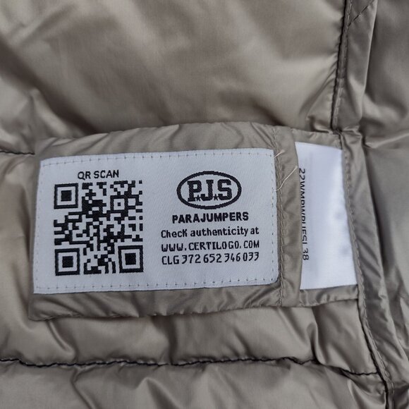 Parajumpers Alisee Down Jacket M Blue Quilted Lightweight Puffer Coat NWOT - Picture 11 of 13